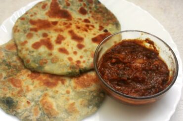 spinach egg paratha/egg scrambled paratha/palak paratha/healthy recipes
