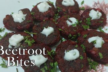 Beetroot Bites | Healthy Snacks | Beetroot Bites Recipe For Breakfast