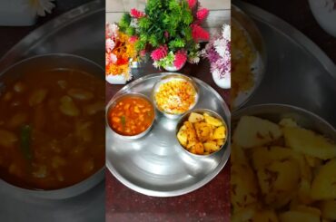 Tasty and healthy lunch thali ideas #shorts #youtubeshorts #lunchthali #lunchthaliideas #ashortaday