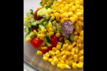 Protein Salad Recipe|| Vegetable Salad|| Healthy|| Quick Abs Easy#saladyummy#reels#gymmotivation