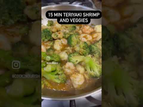 Healthy Weight Loss Series: 15 Min Teriyaki shrimp with vegetables Healthy Weight Loss Series: 15 Min Teriyaki shrimp with vegetables