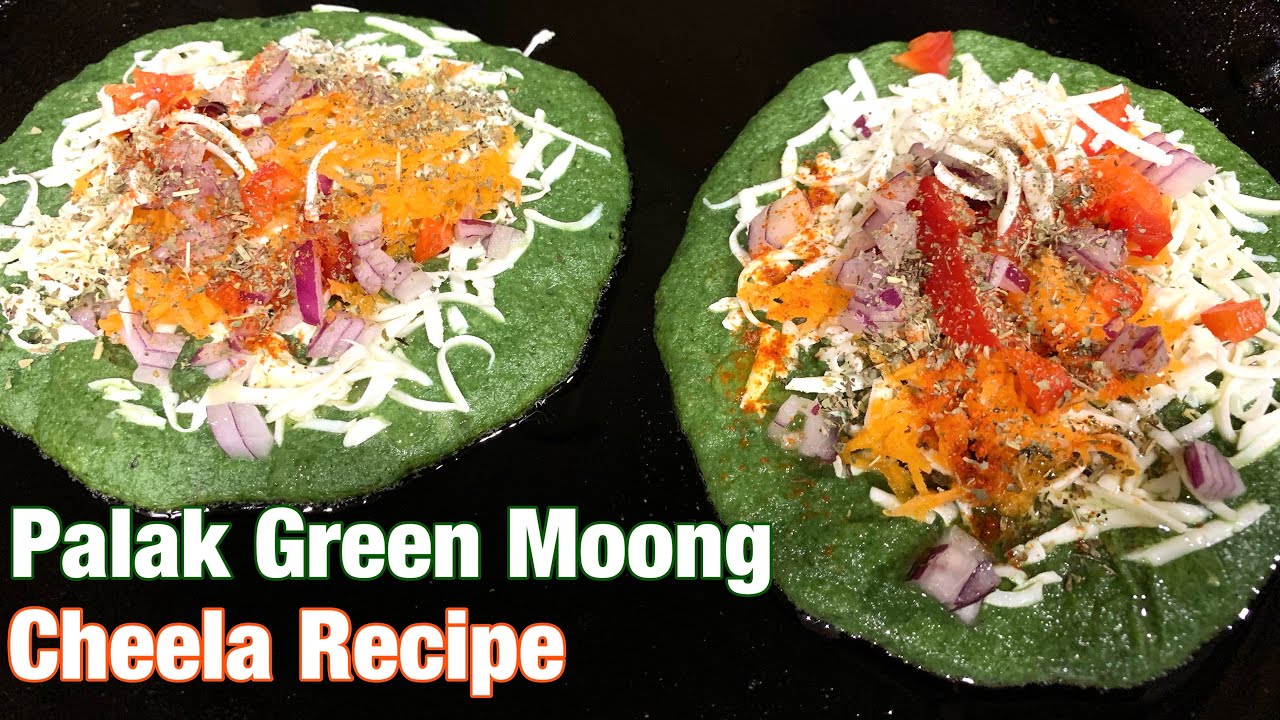 Moong Palak Cheela | Healthy Protein Rich Weight Loss Recipe | Moong Dal Chilla | Diet Recipes Moong Palak Cheela | Healthy Protein Rich Weight Loss Recipe | Moong Dal Chilla | Diet Recipes