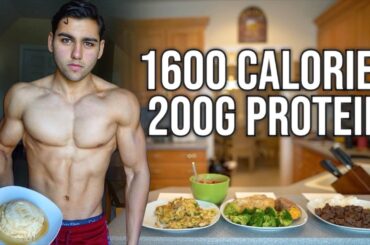 Full Day Of Eating 1,600 Calories | Super High Protein Diet For Fat Loss