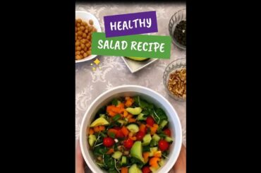 Easy Healthy Salad Recipe #shorts