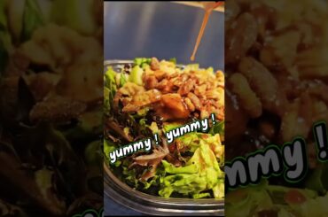 Savory Chicken & Greens with Sweet Red Sauce | Healthy Work Lunch  #foodvideos #everyday