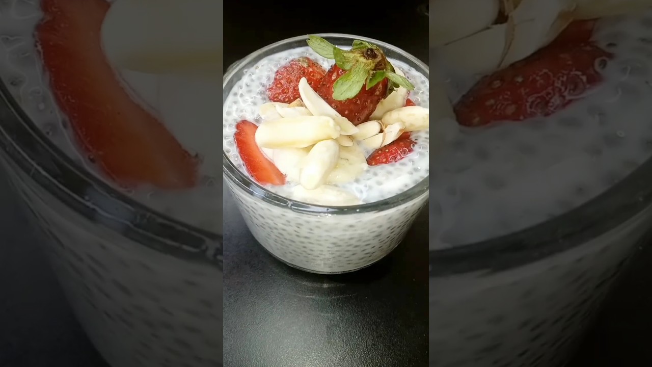 Chia Seed Pudding with Milk||Healthy Breakfast||#viral#recipe#shortvideo#health#weightloss#explore Chia Seed Pudding with Milk||Healthy Breakfast||#viral#recipe#shortvideo#health#weightloss#explore