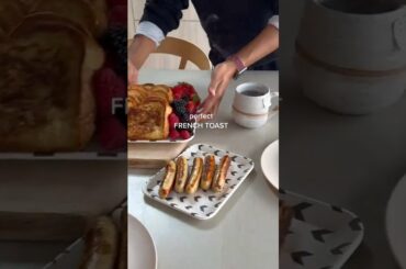 PERFECT FRENCH TOAST (Low Calorie French Toast) Healthy & High Protein Breakfast Ideas! #shorts