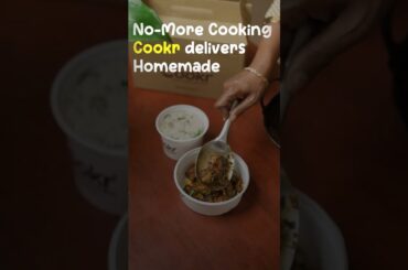 Cookr: No cooking, just joy! Healthy meals, doorstep delivery #shorts #trending #food