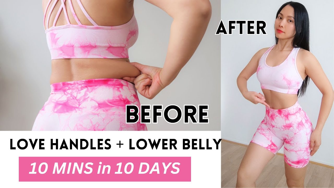 LOSE love handles + lower belly fat 10 mins in 10 days XMAS and New Year challenge LOSE love handles + lower belly fat 10 mins in 10 days XMAS and New Year challenge