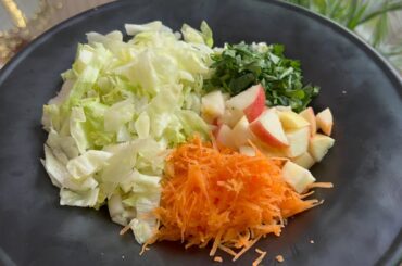 This is a healthy salad that  I make it almost every day! this healthy salad is  tastier than meat!