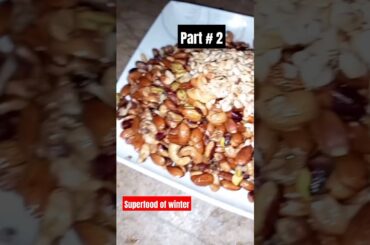 Superfood Of winters (part #2) #youtubeshorts #recipe #panjiri #panjirirecipe #dryfruits