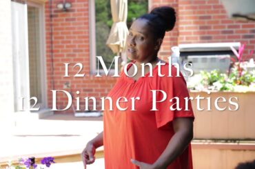 Spring Dinner Party | 12 months 12 dinner parties | Healthy Dinner ideas | how to plan dinner |