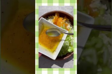 Cabbage salad with oranges  #healthy #salad