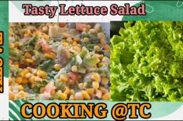Tasty and Healthy Lettuce Salad/Lettuce salad Recipe