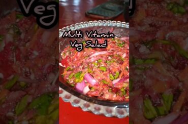 Veg Salad Recipe/Vegetable Salad/Healthy Salad Recipe. #saladrecipes #vegsalad #shortsvideo #foodie.