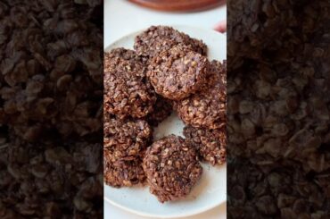 Healthy No-Bake Cookies | Eating Bird Food #recipe #cookies #nobakerecipe #nobakecookies