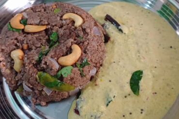 Healthy Breakfast Recipe/Ragi Upma Recipe