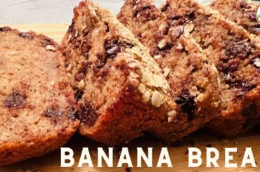 Easy Banana Bread Recipe [Eggless] Banana Bread Loaf | Healthy Homemade Bread Recipe [No Maida]