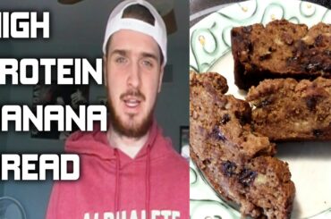 High Protein Banana Bread (Healthy Recipe)