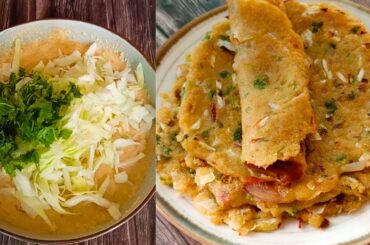 15 Mins Breakfast Recipe | Cabbage & Semolina Breakfast Recipe | healthy Breakfast Recipe