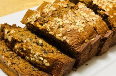 Oat Banana Bread Recipe for Breakfast || Healthy Banana Bread with Oat Flour