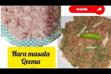 mutton Hara masala keema | mumbai style keema recipe| easy healthy recipes with Noor