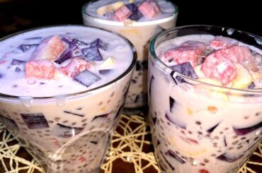 CREAMY FRUIT TAPIOCA PEARLS JELLY SALAD | Healthy and Delicious Salad Recipe!