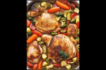 Easy Dinner Recipes | One-pan Chicken & Vegetables | Wild FoodLook