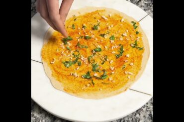 Simple & healthy lunch thali | Garlic paratha with methi egg bhurji & lacha pyaaz