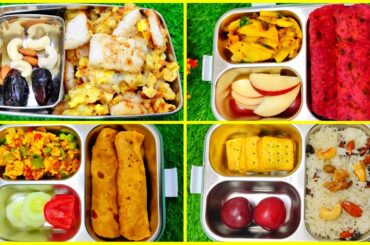 4 Tiffin Recipes For Kids | School Tiffin Recipes | Lunch Box Recipes For Kids | Healthy Food Bites