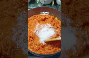 Gajar ka halwa | #shorts #recipe #dessert #sweet