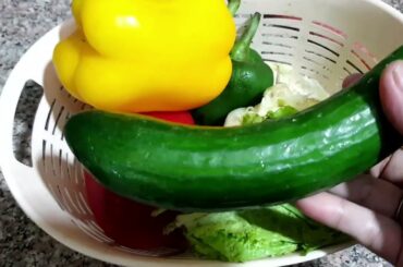 Vegetable Salad for Low Calorie Diet| Clean eating recipes| Healthy veggie salad