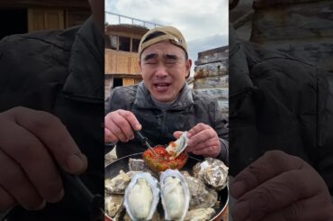 Spicy fast food challange , Mugbank spicy foods , Eating oyster show  19