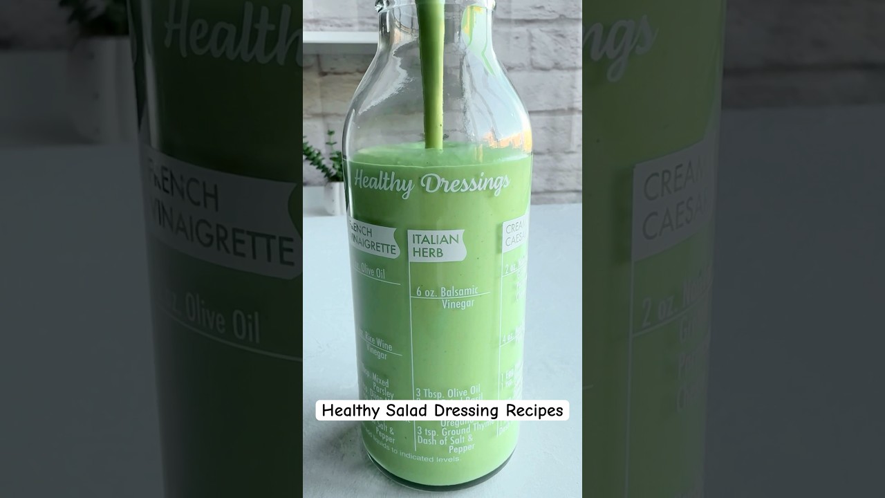 THIS IS HEALTHY AND EASY! How to stick to a healthy diet! Make these 5minute healthy salad dressings THIS IS HEALTHY AND EASY! How to stick to a healthy diet! Make these 5minute healthy salad dressings