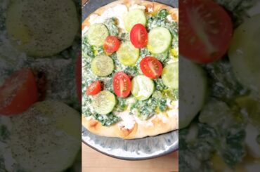 Veggie Mediterranean pita sandwich recipe idea #shorts #recipe #healthy