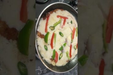 Loaded Cheese Omelette Better then Pizza | Quick & Easy Breakfast Recipe #shorts #shortsrecipe