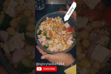 Easy Protein Salad | Healthy Salad Recipe | Quick Salad Recipes | #trending #tiktok #youtubeshorts