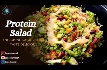 Rich Protein Salad Recipe | Weight loss Salad | Recipe by @banochannel64