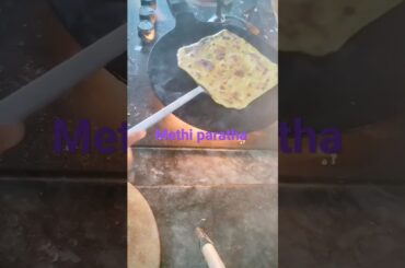 fresh methi Ka Paratha lnew style healthy recipes #viral #shortsfeed #kitchen