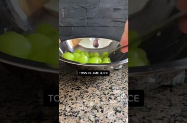 Jaylyn Bercier Healthy Sour Candy Grapes Recipe