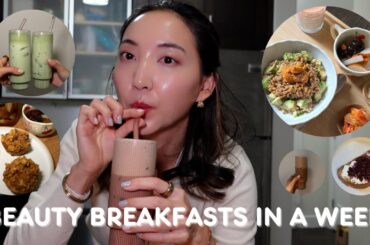 Week of Beauty Breakfasts (for skin & gut health & metabolism)