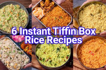 Easy & Healthy Instant Rice - Lunch Box Recipes | Tiffin Box Recipes for Kids & Adult