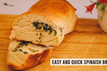 EASY & HEALTHY Spinach Bread Recipe | TheFoodXP