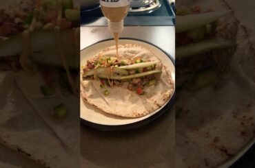 Homemade chicken shawarma recipe #shorts #dinner #protein #healthy #shortsvideo #chicken #pickle