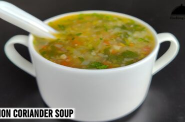 Lemon  Coriander Soup (Vitamin C rich ) | Healthy Winter Season Soup Recipe