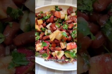 how to make easy Kidney beans salad recipe | How to make kidney beans salad recipe | Red Bean Salad