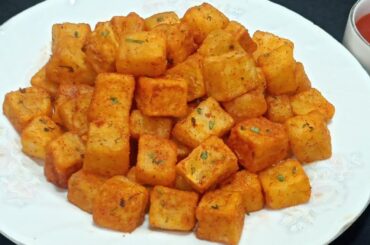 New Style Potato Snacks! Its So Delicious! Crispy Potato Cubes Recipe! French Fry!  Potato Recipes