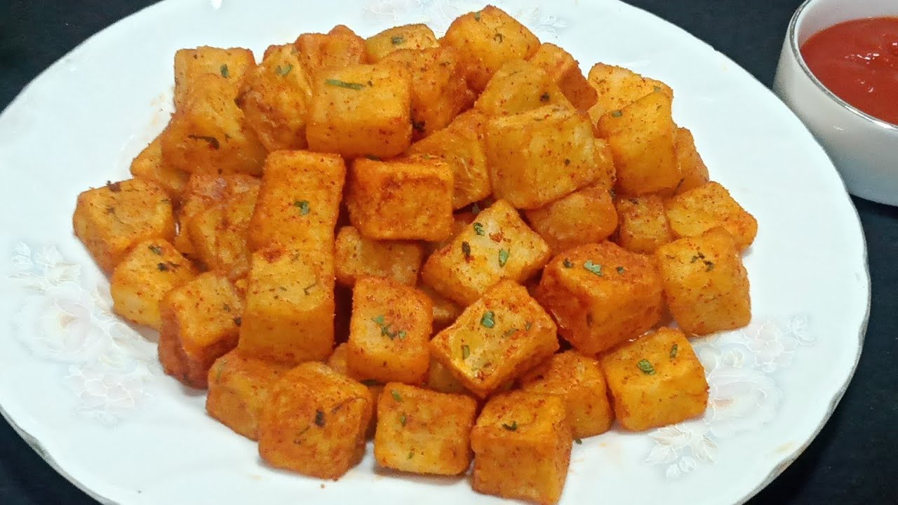 New Style Potato Snacks! Its So Delicious! Crispy Potato Cubes Recipe! French Fry! Potato Recipes New Style Potato Snacks! Its So Delicious! Crispy Potato Cubes Recipe! French Fry! Potato Recipes