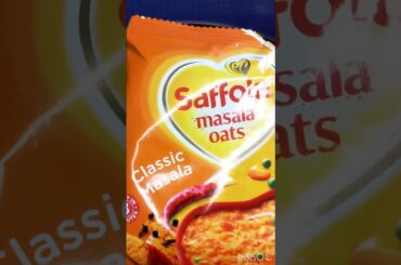 safola masala oats || healthy breakfast recipe #food #shorts #saswati kitchen