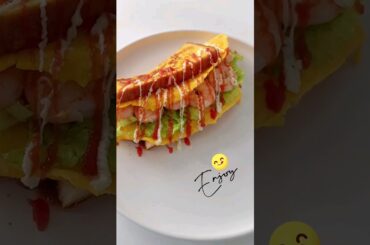 Closer Than This |Best Shrimp Sandwich Recipe #shorts #shortsviral #trending #sandwich #song